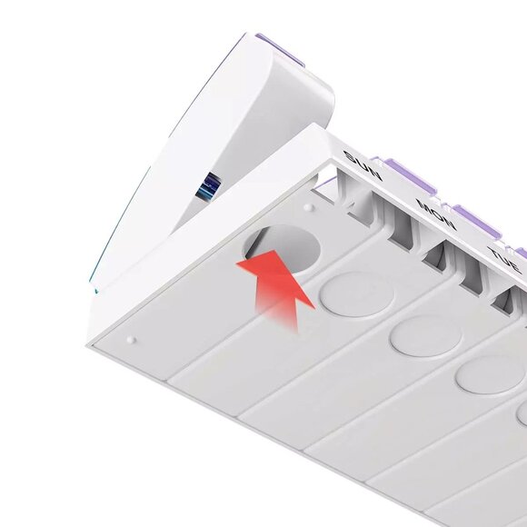 Ezy Dose Weekly (7-Day) AM/PM Pill Organizer - Removable Days - Pop-Out Days! - Picture 4 of 5
